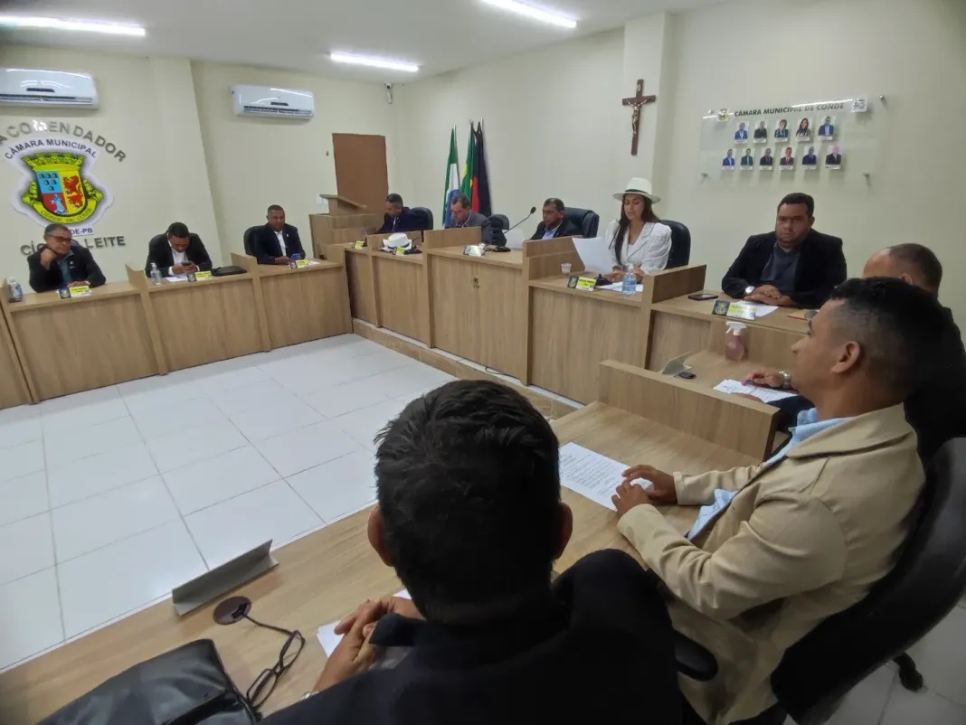 Vereadores de Conde se reúnem em Sessão Ordinária nesta segunda-feira (12)