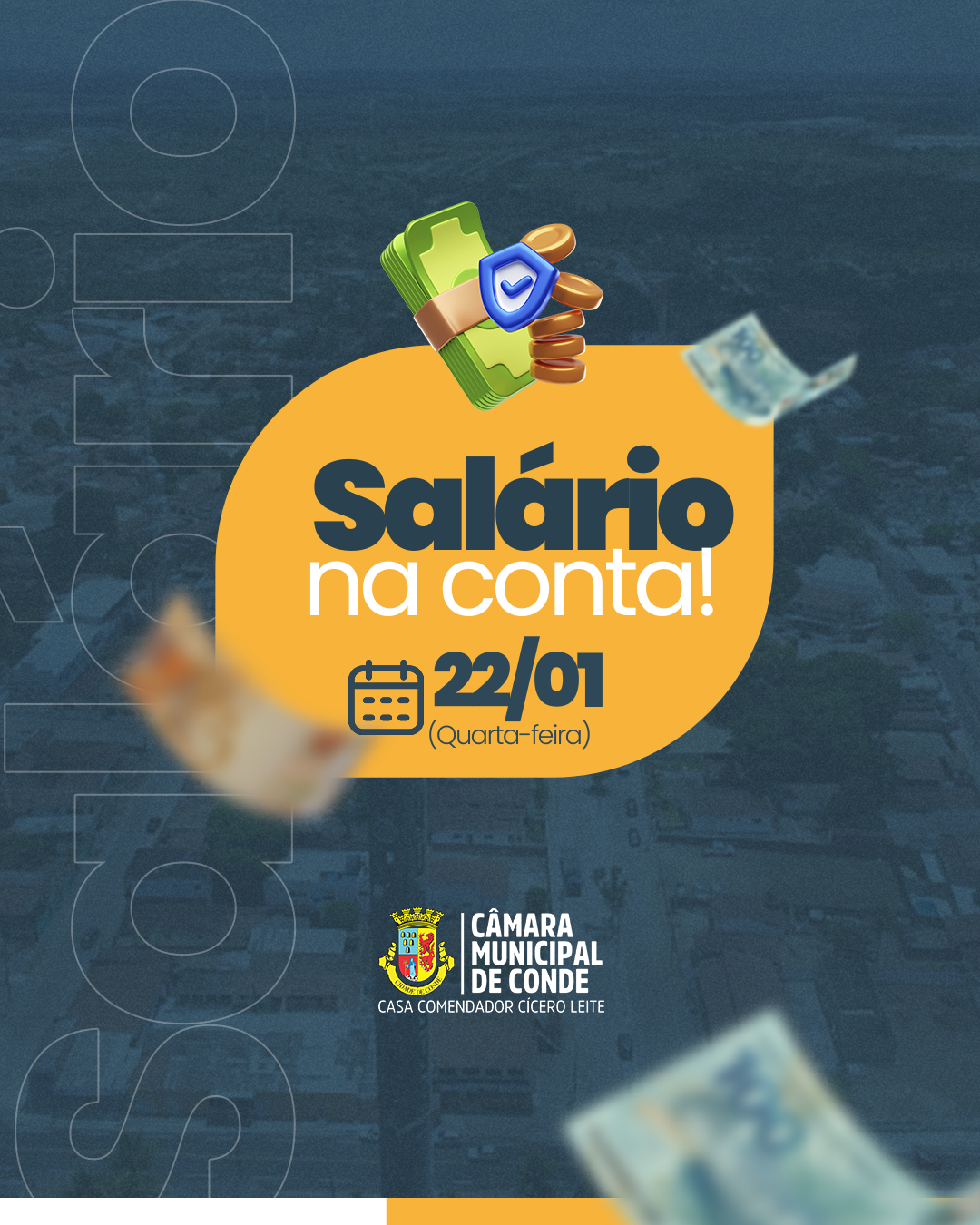 Câmara Municipal de Conde mantém compromisso com servidores e realiza pagamento em dia