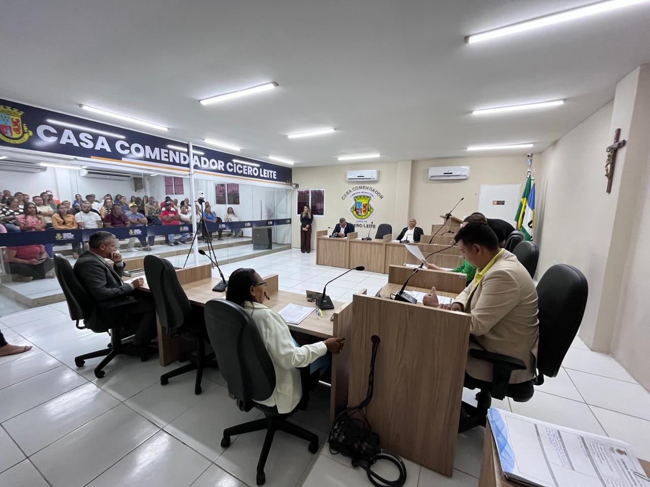 Presidente do TJ-PB, Deputado Federal, Hugo Motta e Deputado Estadual, Eduardo Carneiro recebem aprovação unânime para receber Título de Cidadão Condense