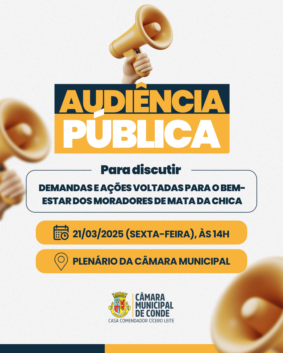 Câmara Municipal realiza audiência pública para discutir demandas da comunidade de Mata da Chica