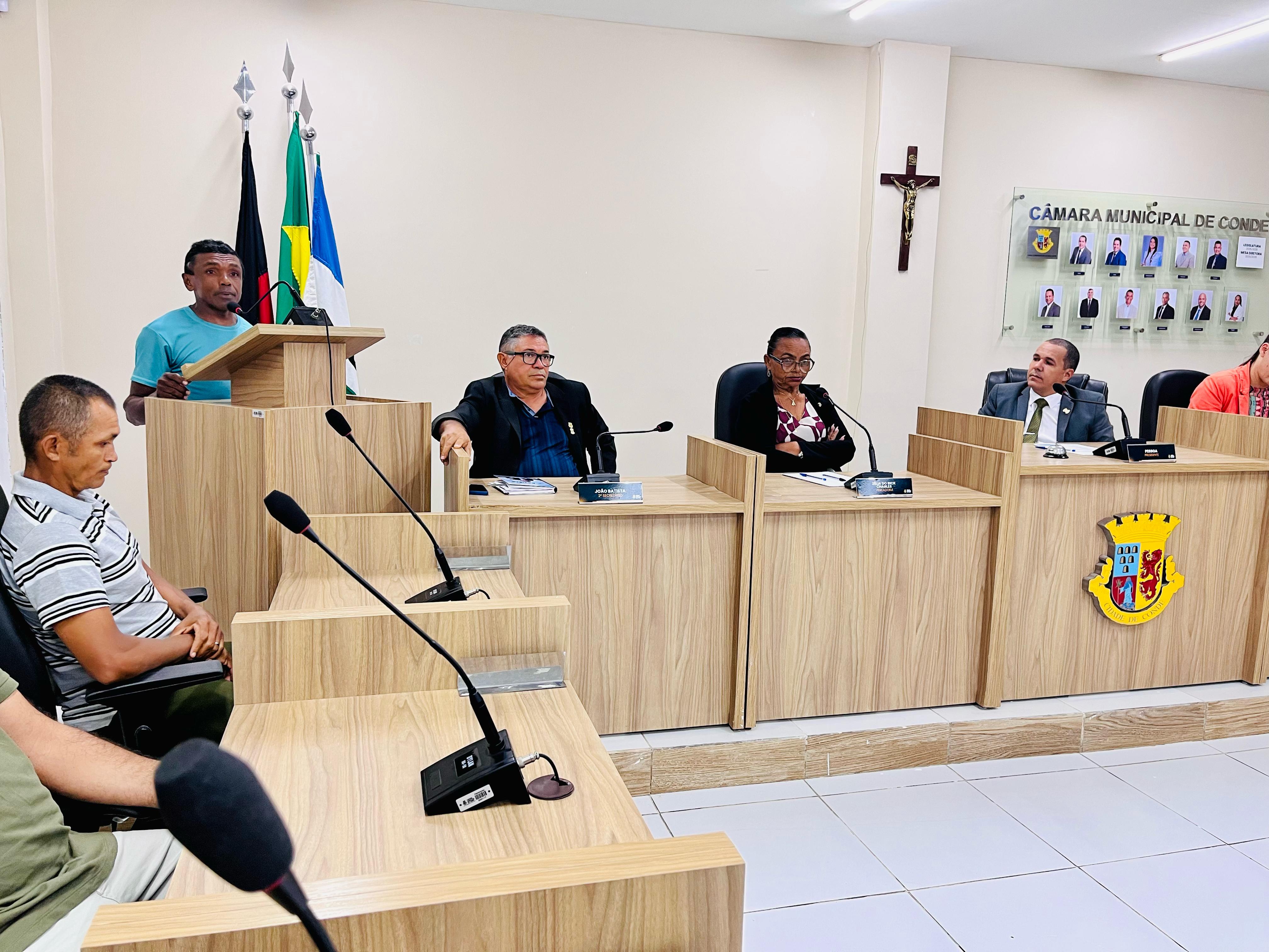 Moradores de Mata de Chica cobram soluções em Audiência Pública na Câmara Municipal de Conde