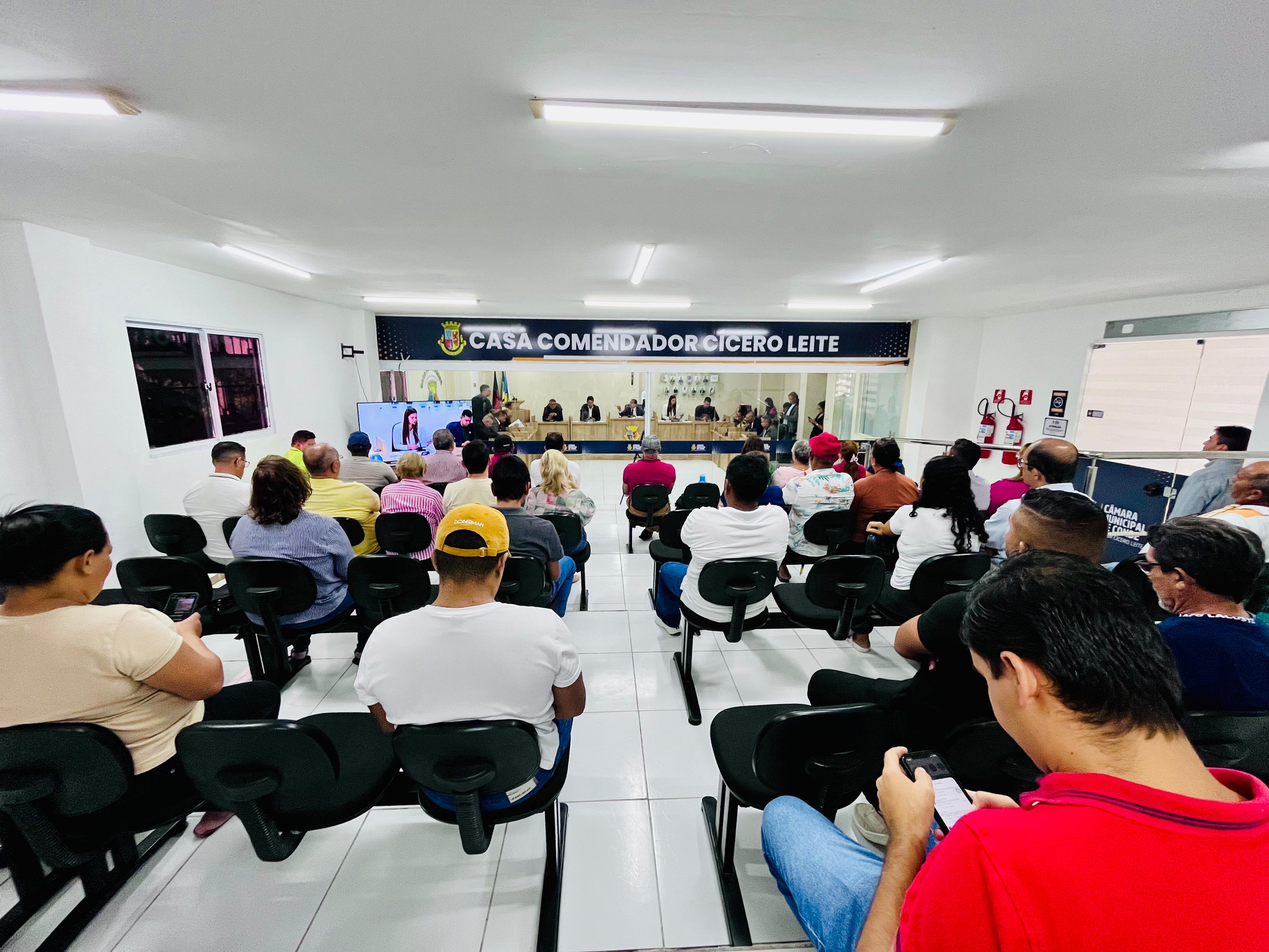 Câmara de Conde solicita melhorias em infraestrutura urbana e vota projeto do Executivo