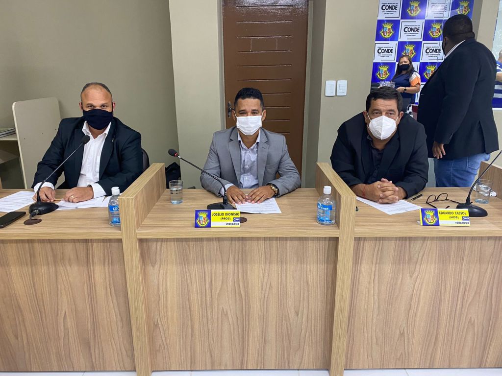 Câmara Municipal de Conde recebe mais uma Sessão Ordinária na tarde desta segunda-feira (16) e entrega voto de aplauso