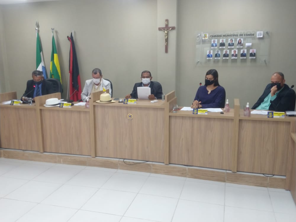 A CÂMARA MUNICIPAL DE CONDE REALIZA SESSÃO ORDINÁRIA NESTA DESTA SEGUNDA-FEIRA E APRESENTOU ALTERAÇÃO NA LEI DE ZONEAMENTO