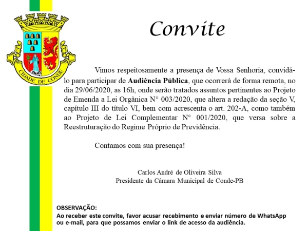 Audiência Pública 29/06/2020