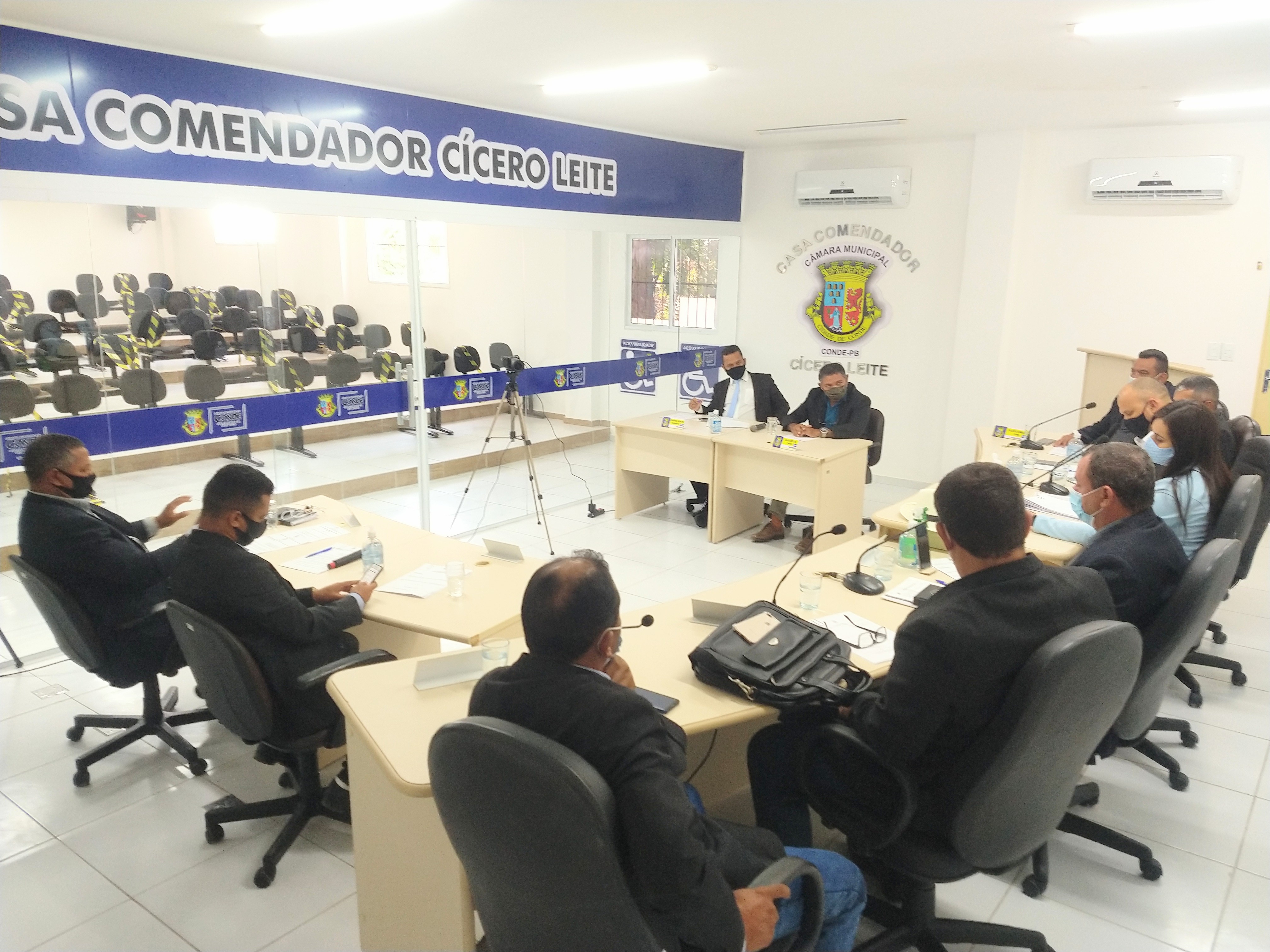 Sessão Ordinária na Câmara de Conde é realizada sem a presença da população e apresenta novos requerimentos para melhoria da cidade